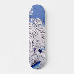 Skate Imagem na Ponte por Utagawa Hiroshige