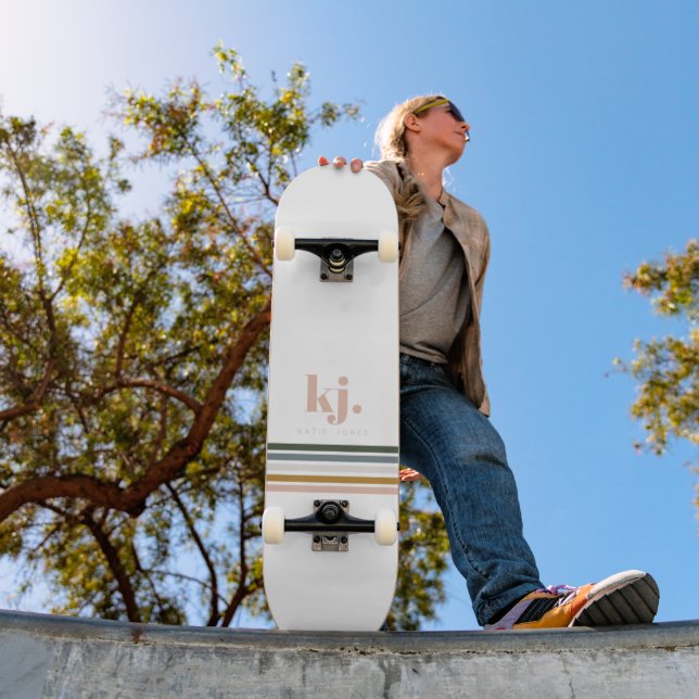 Skate Imagem Retrora Chic Monograma (Ao ar livre 1)