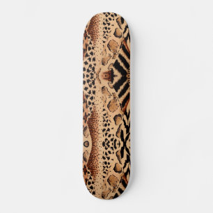 Skate Impressão animal africana tribal
