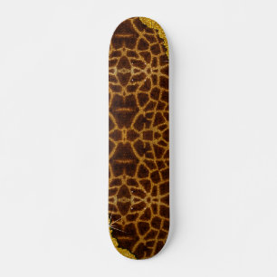 Skate Impressão Animal bonito De Couro-Girafa Com Largur