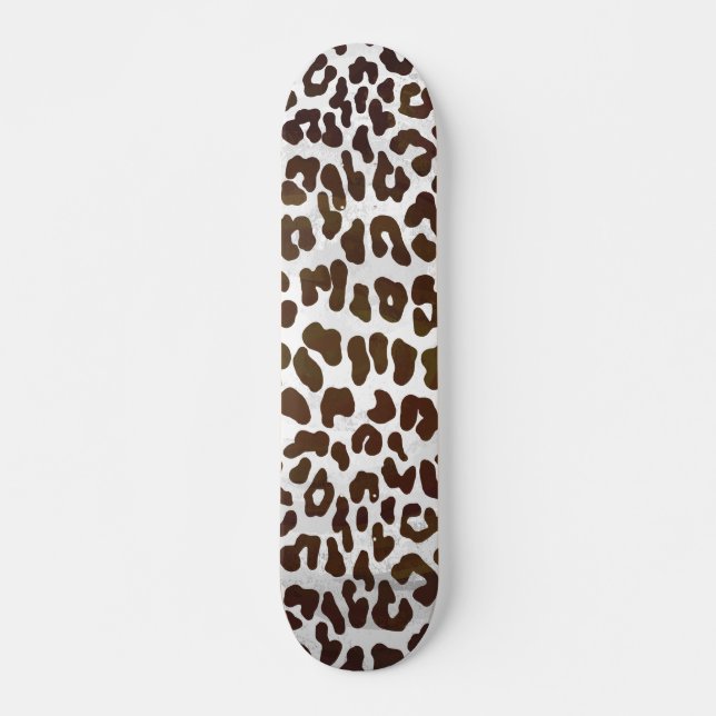 Skate Impressão de Chocolate Leopardo (Frente)