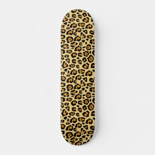 Skate Impressão de leopardo