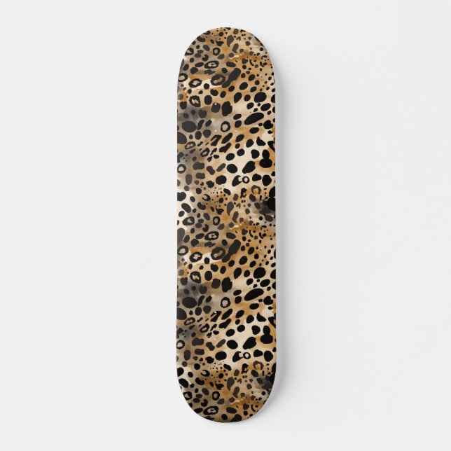 Skate Impressão de pele da mancha-leopardo (Frente)