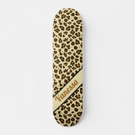 Skate Impressão Personalizada Leopardo - Painéis de Meni