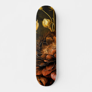 Skate Incrível Acento de ferrugem de Convênio Flores de 