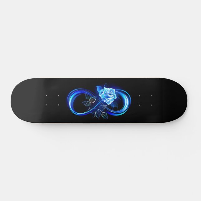 Skate Infinidade brilhante com rosa azul (Horz)