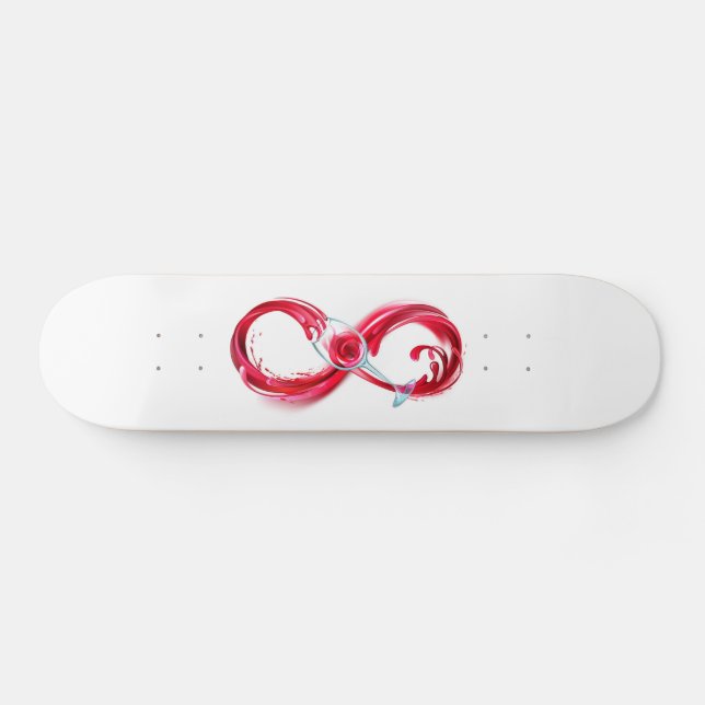 Skate Infinidade com vinho tinto (Horz)
