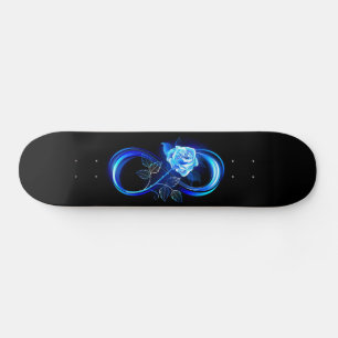 Skate Infinito brilhante com rosa azul