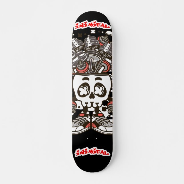 Skate Inimical Barbell Skull (Frente)