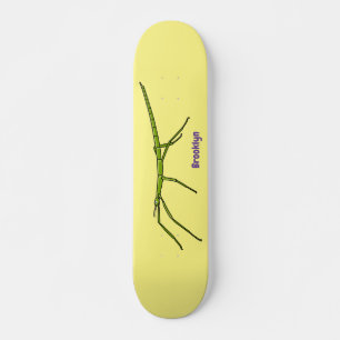 Skate Insetos verdes e bonitos com desenhos animados ros