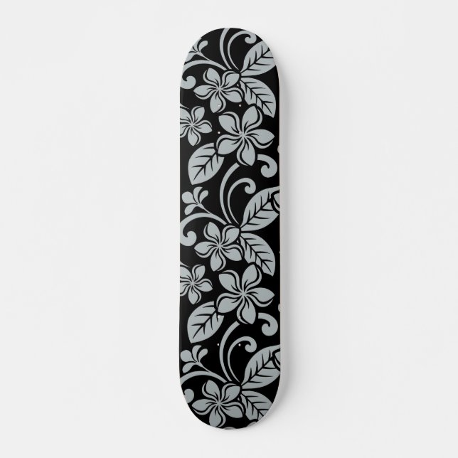 skate ISLAND PLUMERIA (NEGRO/CINZA) (Frente)
