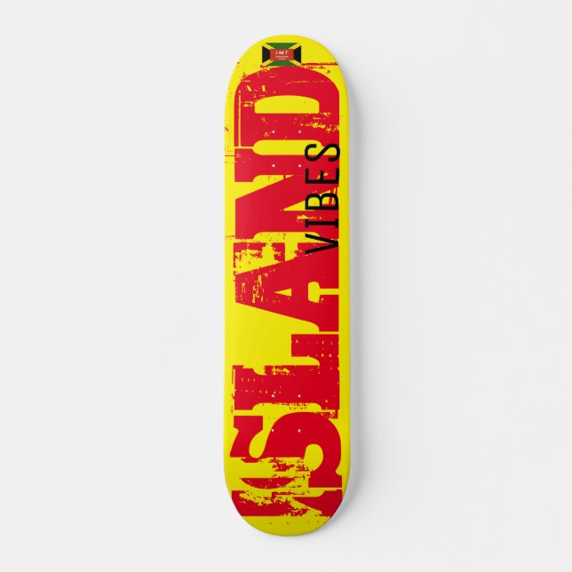 Skate ISLAND VIBES JMT USA Skateboard, 7¾" Deck (Frente)