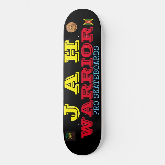 Skate JAH WARRIOR/skate TST (Frente)