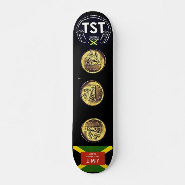 Skate JAHMAICA JAHMAICA ! JMT Skateboard, 7¾" Deck (Frente)