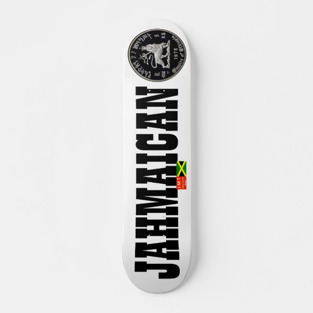 Skate JAHMAICAN Skateboard, Deck de 7¾" (Frente)