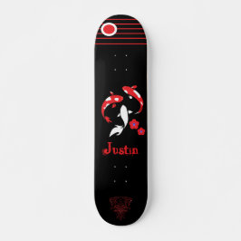 skate japonês Samurai com nome