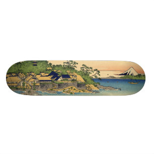 Skate Japonês Woodblock: Enoshima na província de Saga