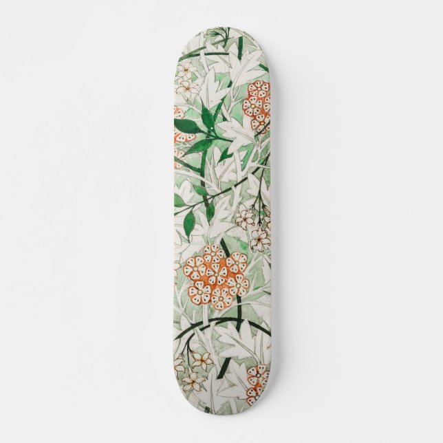 Skate Jardim de Jasmim Flor Clássica William Morris (Frente)