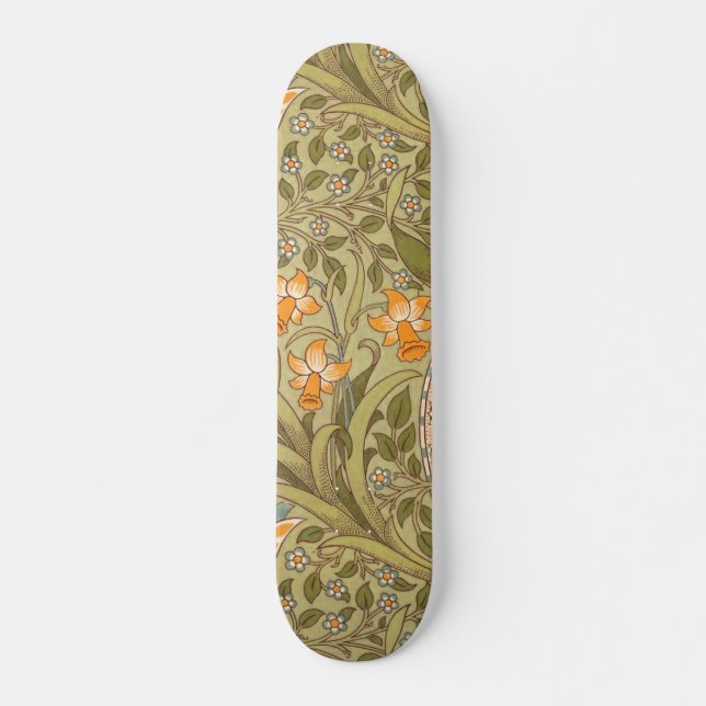 Skate Jardim de Narcisos Flor Clássica Bota William Morr (Frente)