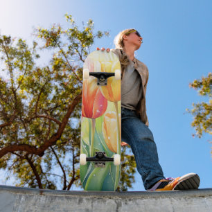 Skate Jardim de Tulipas de Primavera de Aquecedora