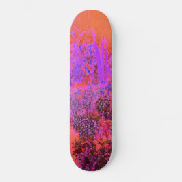 Skate Jardim Impressionista Laranja Trippy Magenta