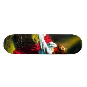 Skate Jesus Cristo que Praying no jardim de Gethsemane