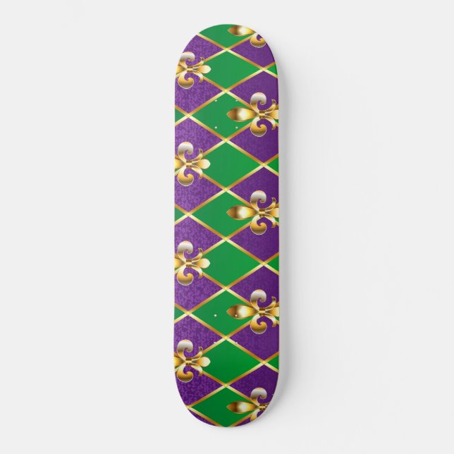 Skate Jewelry Background Mardi Gras (Frente)