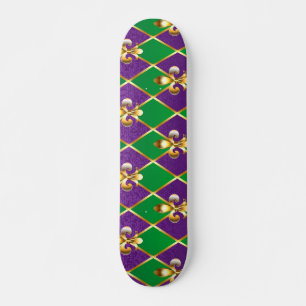 Skate Jewelry Background Mardi Gras