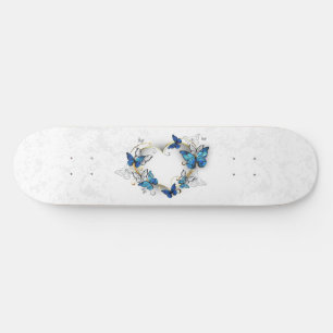 Skate Jewelry Heart with Butterflies Morpho