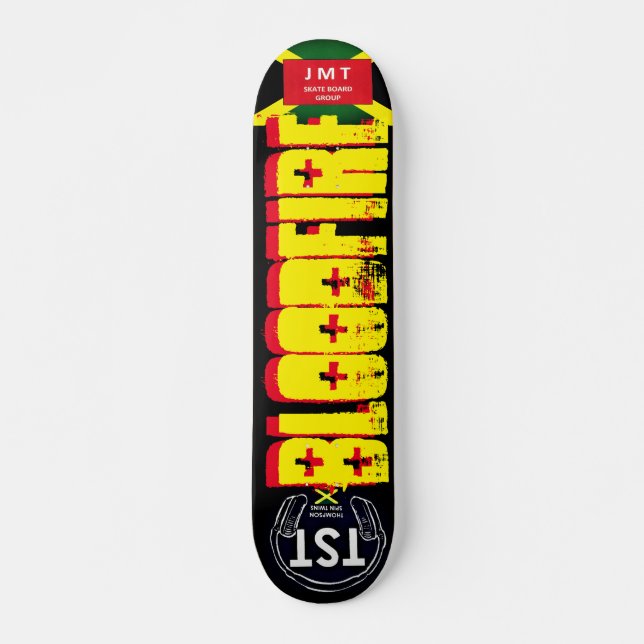 skate JMT BLOODFIRE, deck de 7¾" (Frente)