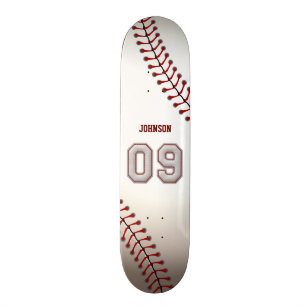 Skate Jogador número 09 - pontos legal do basebol