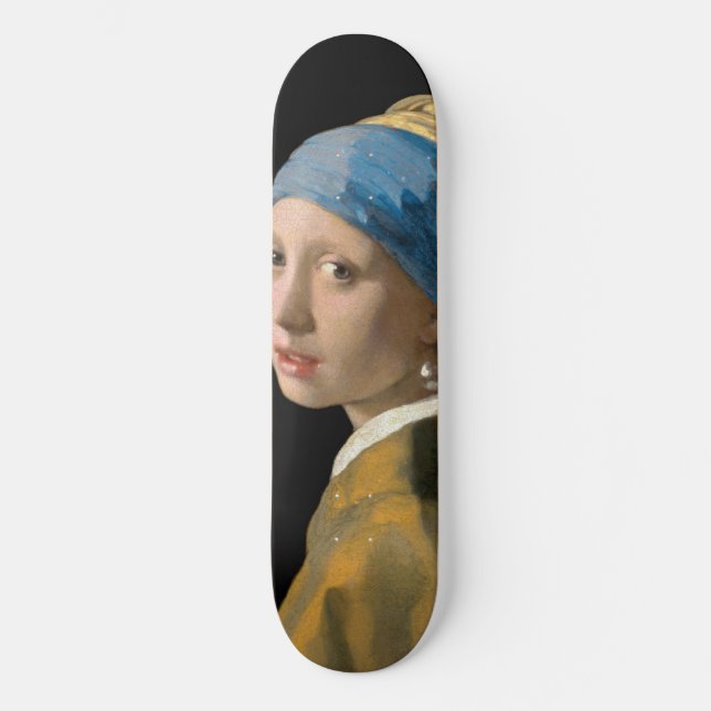 Skate Johannes Vermeer - Rapariga com um Ouriço de Pérol (Frente)
