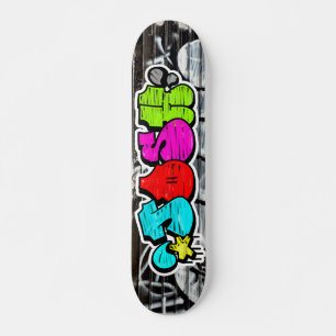 Skate Josh Graffti Personalizado Quadro Legal Personaliz