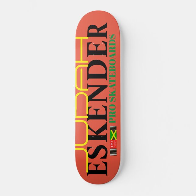 SKATE JUDAH ESKENDER SKATEBOARDS / JMT USA (Frente)