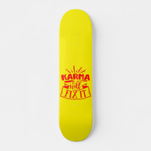 Skate KARMA IRÁ CORRIGIR O humor sarcástico engraçado