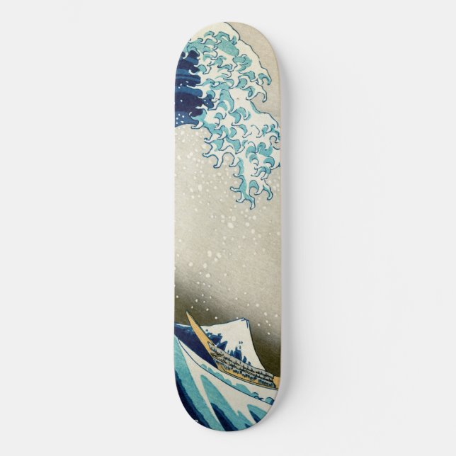 Skate Katsushika Hokusai - A onda do Excelente de Kanaga (Frente)