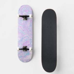 Skate Kawaii Fofo Boho Giratório Pastel Algodão Doce Már