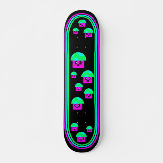 Skate Kawaii Rave Neon Mushroom