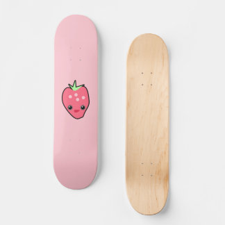 Skate Kawaii Strawberry rosa