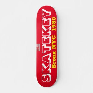SKATE KEY Skateboard, 7¾" Deck