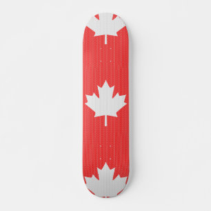 Skate Knit Style Maple Leaf Knitting Motif