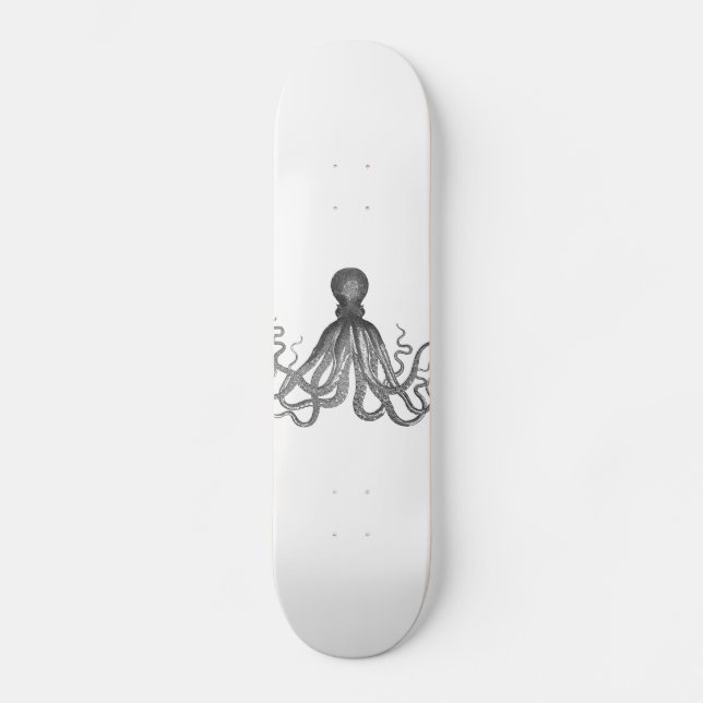 Skate Kraken - Polvo Gigante Negro / Cthulu (Frente)