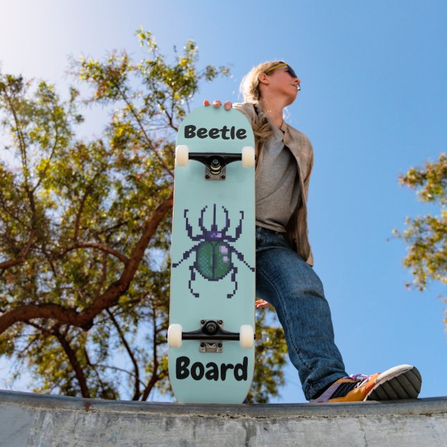 Skate Ladybug, lieveheersbeestje pixelart (Ao ar livre 1)