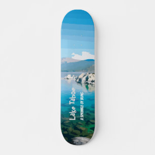 Skate Lago Tahoe A, aspergindo a Califórnia