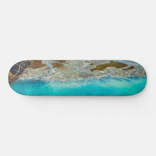 Skate Lago Tekapo e Alpes do Sul, Nova Zelândia (Horz)