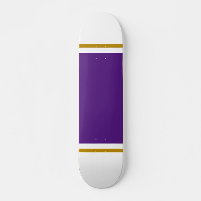 Skate Largo Extra Real Purple Center Pinstripes Em Branc (Frente)