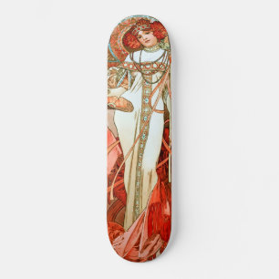 Skate L'Automne por Alphonse Mucha