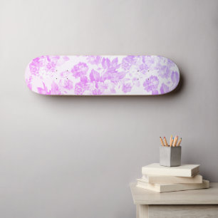 Skate Lavanda boêmio elegante floral vintage