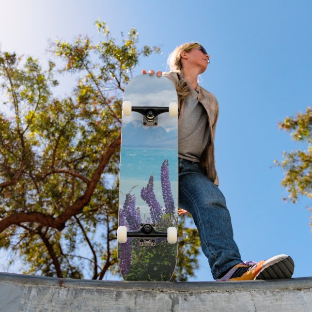 Skate lavanda na costa do lago (Ao ar livre 1)