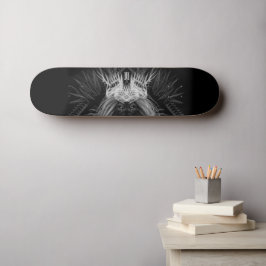 Skate Leão com Monograma Coroa Preto